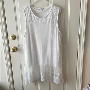 White Lace Swim Cover-Up